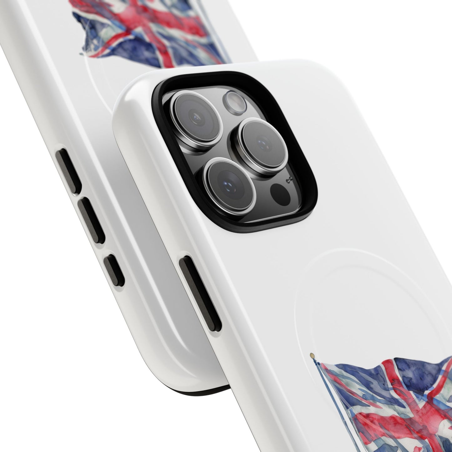UK Flag Tough Magnetic Phone Case, Durable Phone Cover, Custom MagSafe Compatible, Gifts for Travelers, British Flag Mac Case