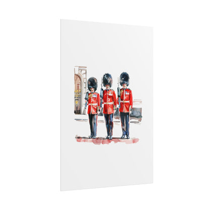 London Guard Roll-Up Posters, British Soldier Art Prints, Home Decor, Travel Gifts, Wall Art for Various Occasions