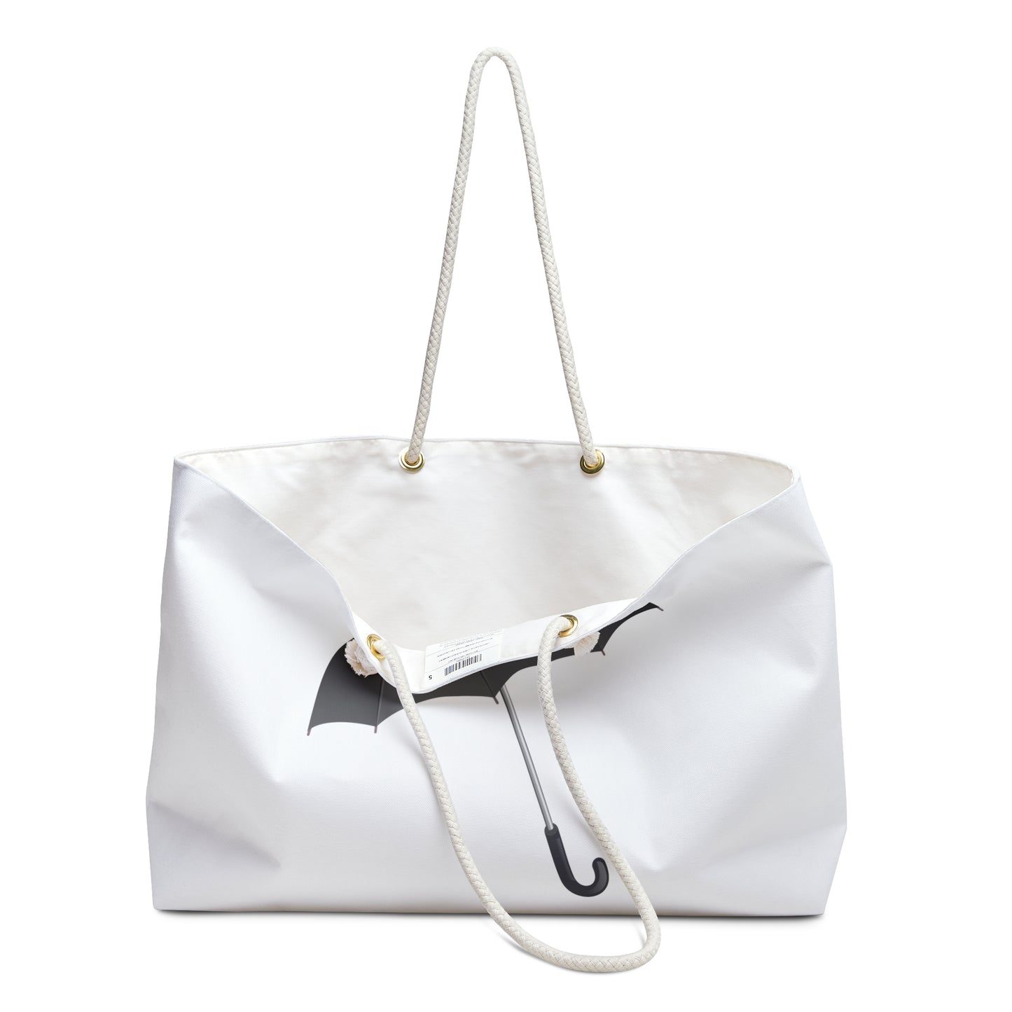 Stylish Weekender Bag with Umbrella Design | Travel Tote, Beach Bag, Gym Companion, Perfect Gift for Adventurers