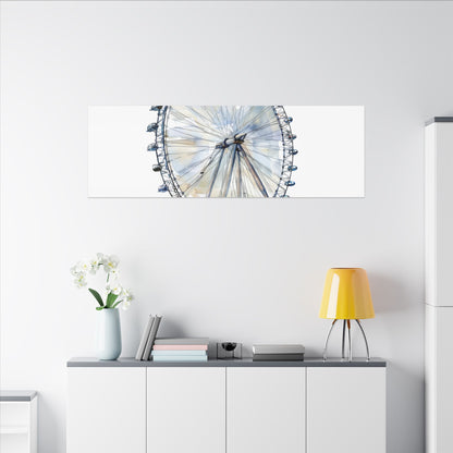 London Eye Canvas Print, Wall Art Decor, Travel Gift, Home Decoration, Unique Art Piece