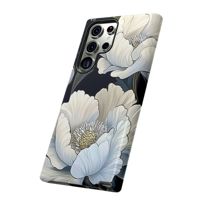 Floral Phone Case, Tough Cases for Women, Stylish Phone Cover, Floral Design Phone Protector, Nature Inspired Tech Accessories