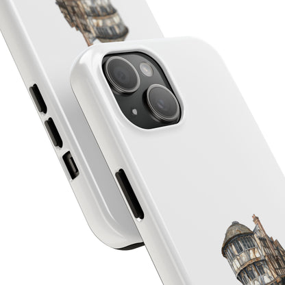 Artistic Tough Phone Case - Vintage Architectural Design