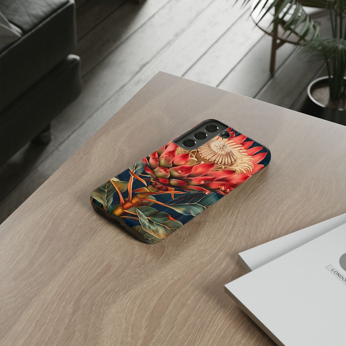 Tough Cases: Vibrant Floral Phone Case, Tough Phone Covers, Floral Art Cases, Nature Design Accessories, Gift for Nature Lovers