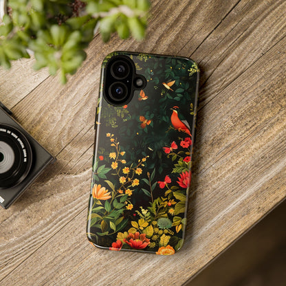 Floral Tough Phone Case, Nature-Inspired Design, Ideal for Garden Lovers, Gift for Birthdays, Christmas, Eco-Friendly Accessory