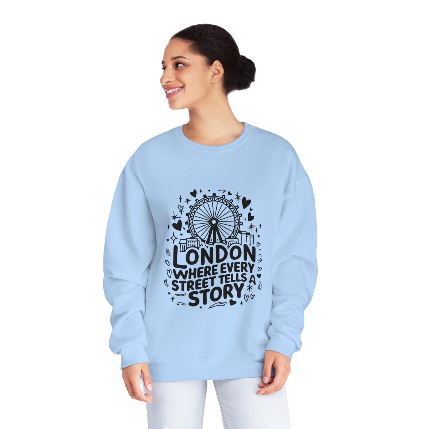 Unisex NuBlend® Crewneck Sweatshirt - London Calm Streets