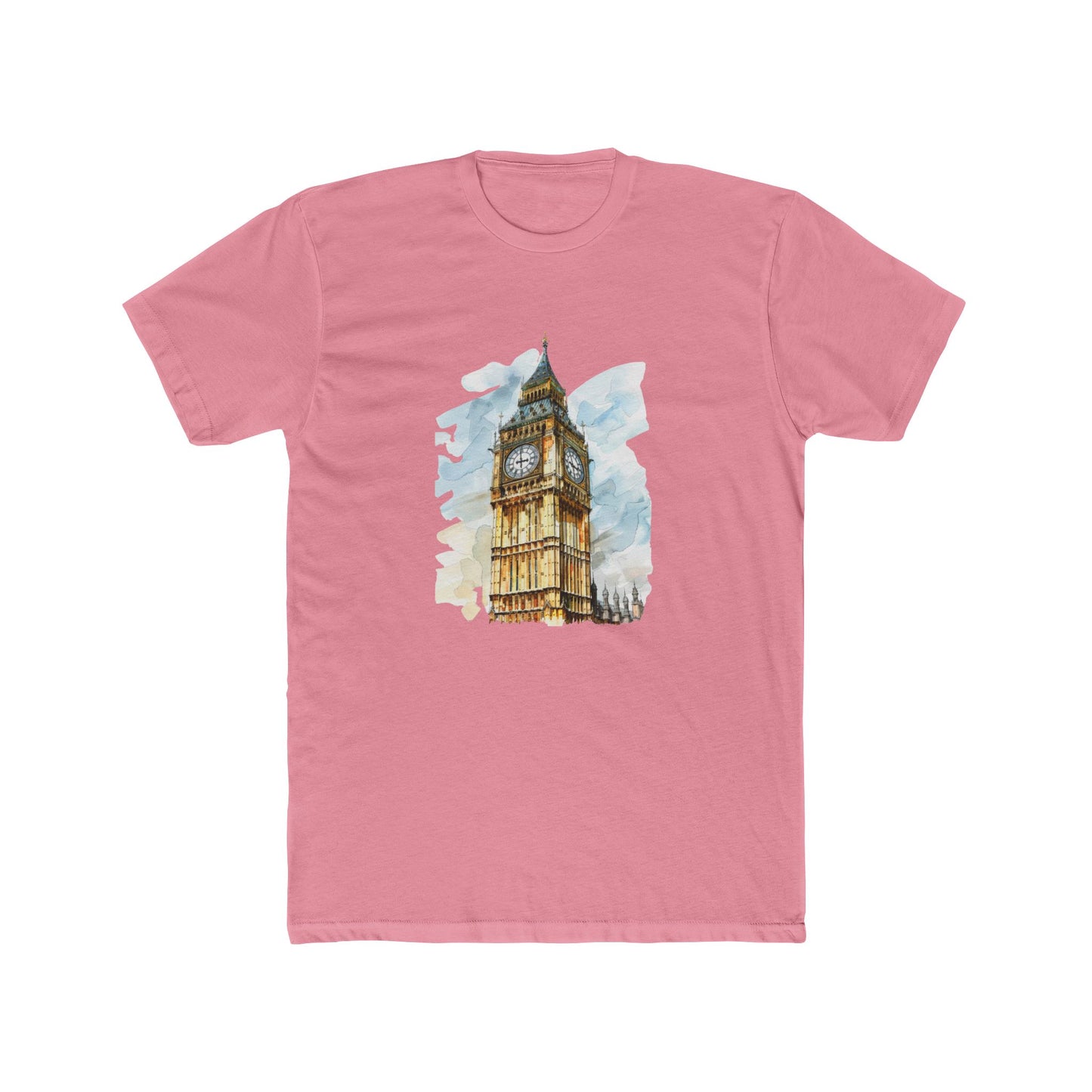 London Clock Tower - Iconic Big Ben and Timeless Soft Unisex Cotton Crew Tee