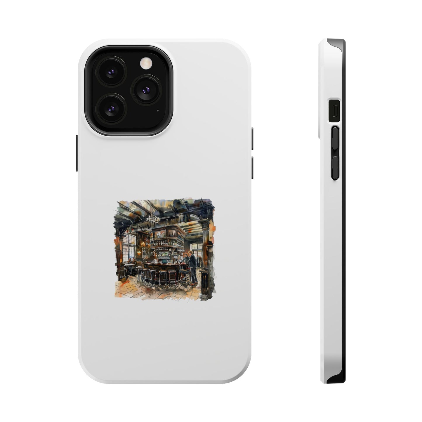 Artistic Magnetic Tough Cases | Stylish Phone Cover, Unique Illustrative Cases, Customizable Gifts for Travelers, Holiday Season Perfec