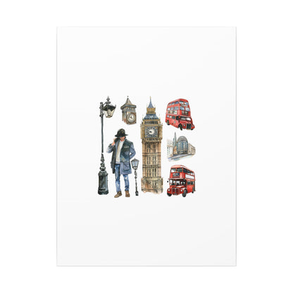 Canvas Art Print, London Skyline, Home Decor, Wall Art, Gift Idea, Travel Memories, Modern Wall Art