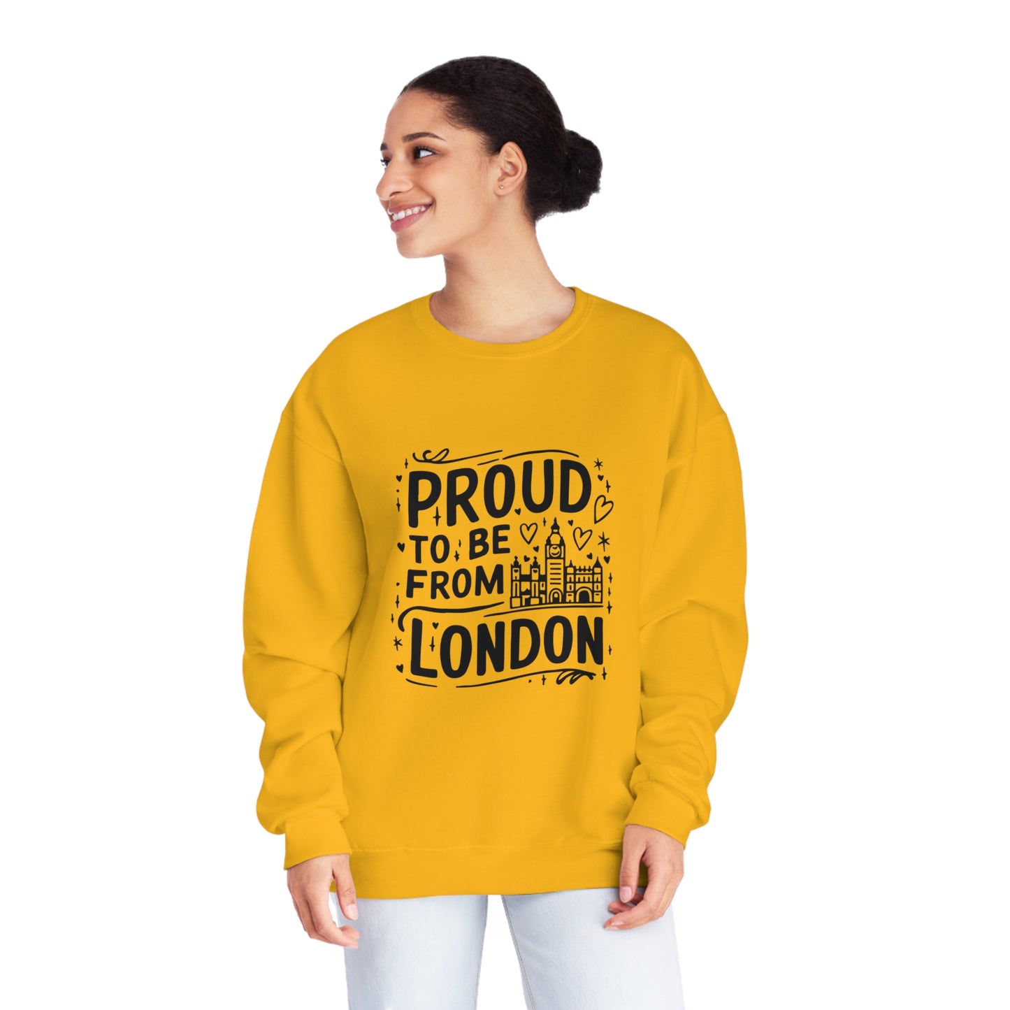 Unisex NuBlend® Crewneck Sweatshirt - Proud to be from London