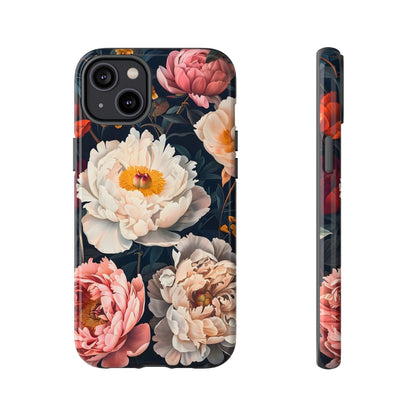 Floral Phone Case, Tough Phone Cover, Flower Design, Unique Gift for Her, Trendy Accessory, Spring Decor