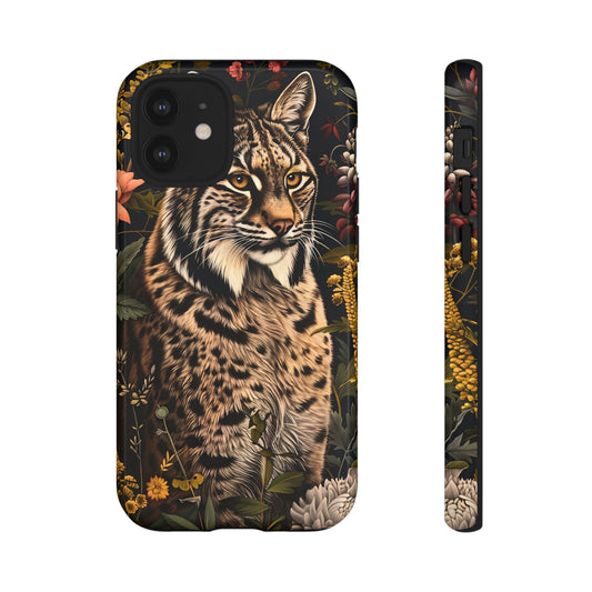 Wildlife Phone Case with Lynx Design, Tough Cases, Animal Lovers Gift, Nature Inspired Accessories, Unique Tech Protection