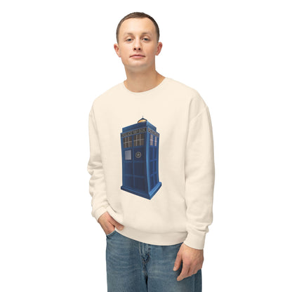 Unisex Lightweight Crewneck Sweatshirt - British Police Public Call Box