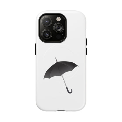 Stylish Magnetic Phone Case with Umbrella Design, Gift for Tech Lovers, Phone Accessory, Modern Design, Unique Cell Phone Cover