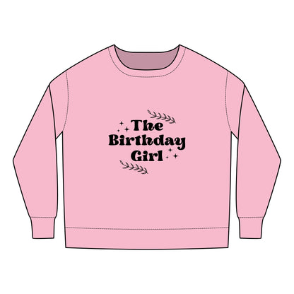 Toddler Sweatshirt - Birthday Girl - Cute Celebration Gear