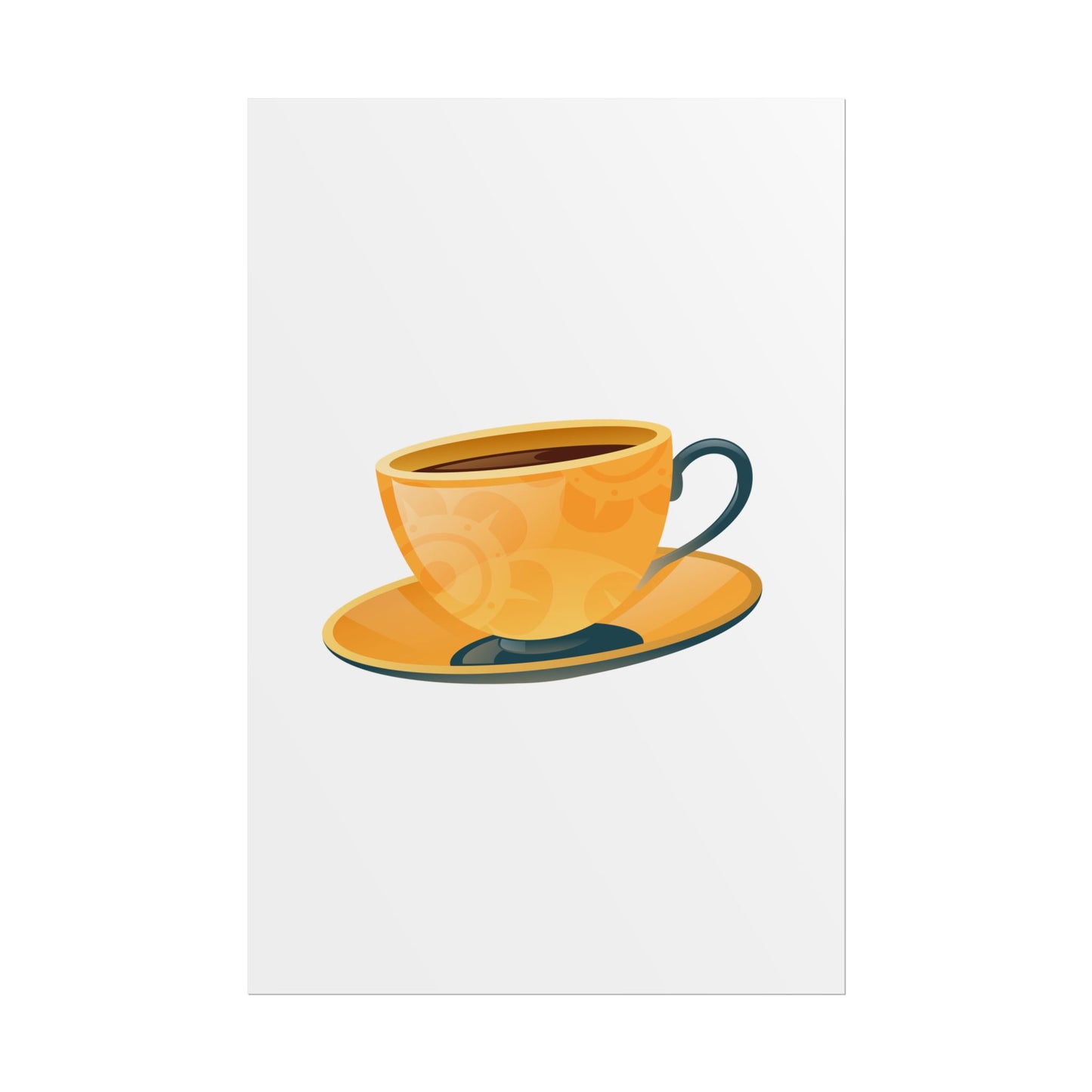 Coffee Lovers Rolled Posters, Cute Coffee Art, Kitchen Decor, Coffee Shop Print, Gift for Coffee Enthusiasts