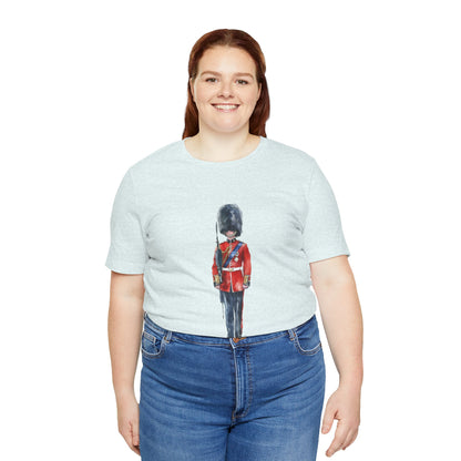 Unisex Jersey Short Sleeve Tee - Echoes of Valor - Red Jacket at Bodmin Keep