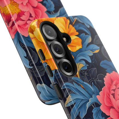Floral Phone Case, Tough Cases, Stylish Mobile Cover, Gifts for Her, Phone Accessories, Unique Flower Design