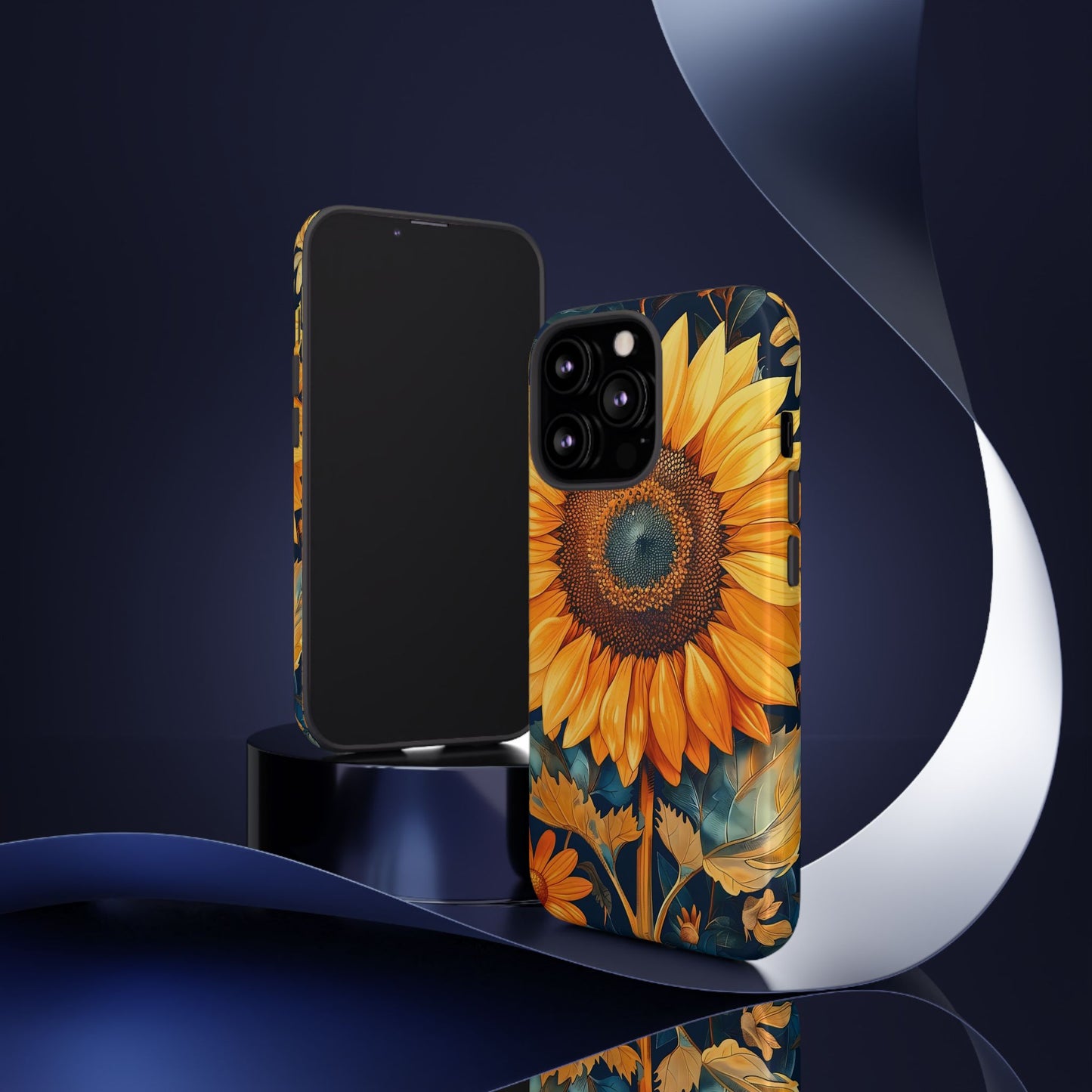 Sunflower Phone Case - Floral Design for Nature Lovers, Cute Spring Accessory, Gift for Her, Eco-Friendly Cover