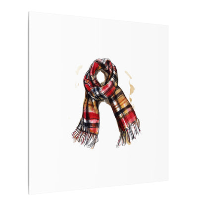 Autumn Scarf Canvas Art Print | Cozy Home Décor, Gift for Fall Lovers, Seasonal Wall Art, Unique Interior Design