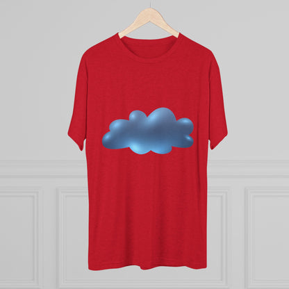 Serene Cloudscape - Dreamy Cloud Classy Unisex Tri-Blend Crew Tee