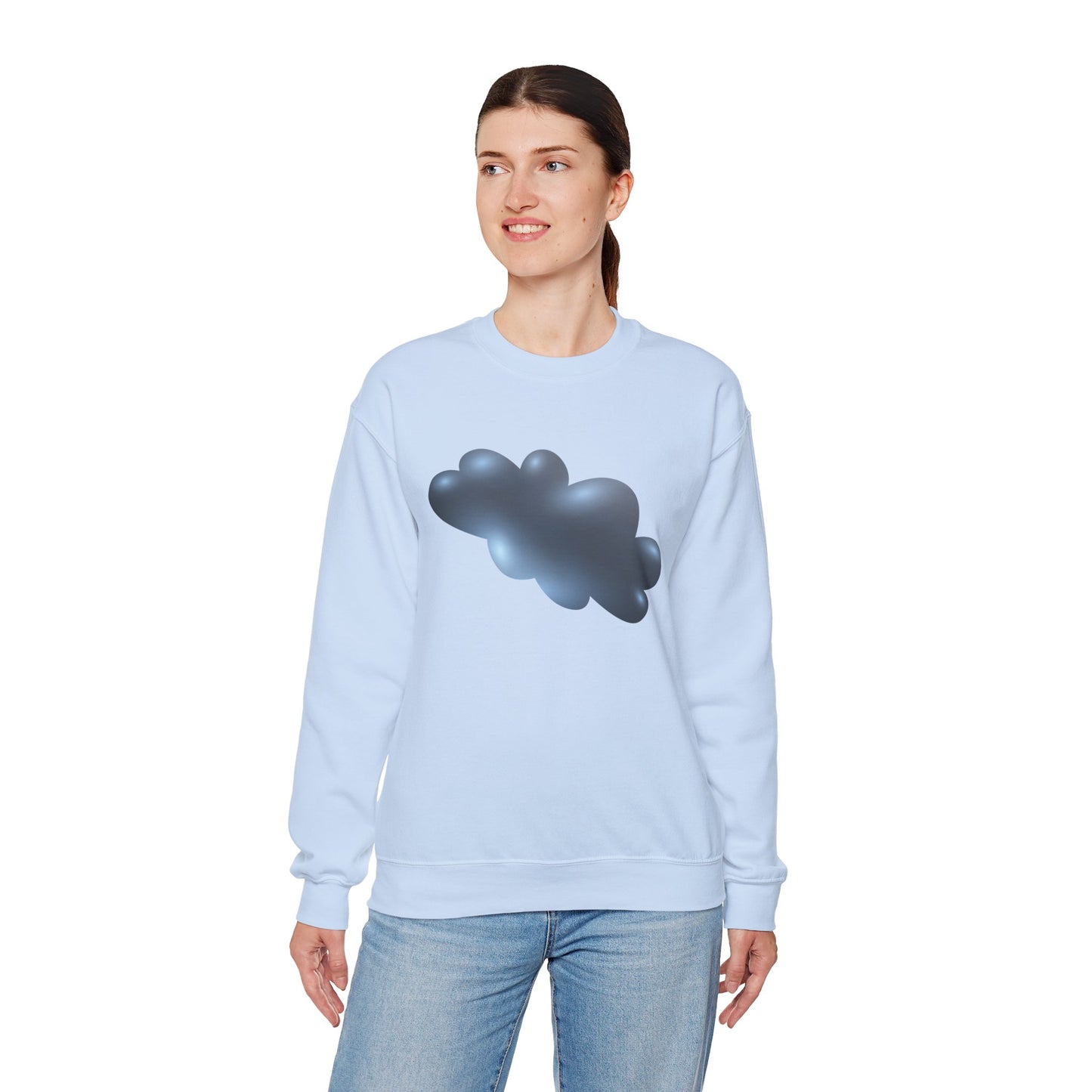 Unisex Heavy Blend™ Crewneck Sweatshirt - Serene Cloudscape - Dreamy Cloud Design