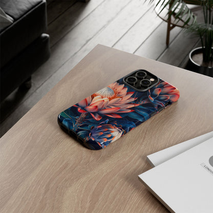 Floral Phone Case | Tough Cases, Floral Design, Phone Accessory, Gift for Her, Customizable Case, Nature Lover Gift