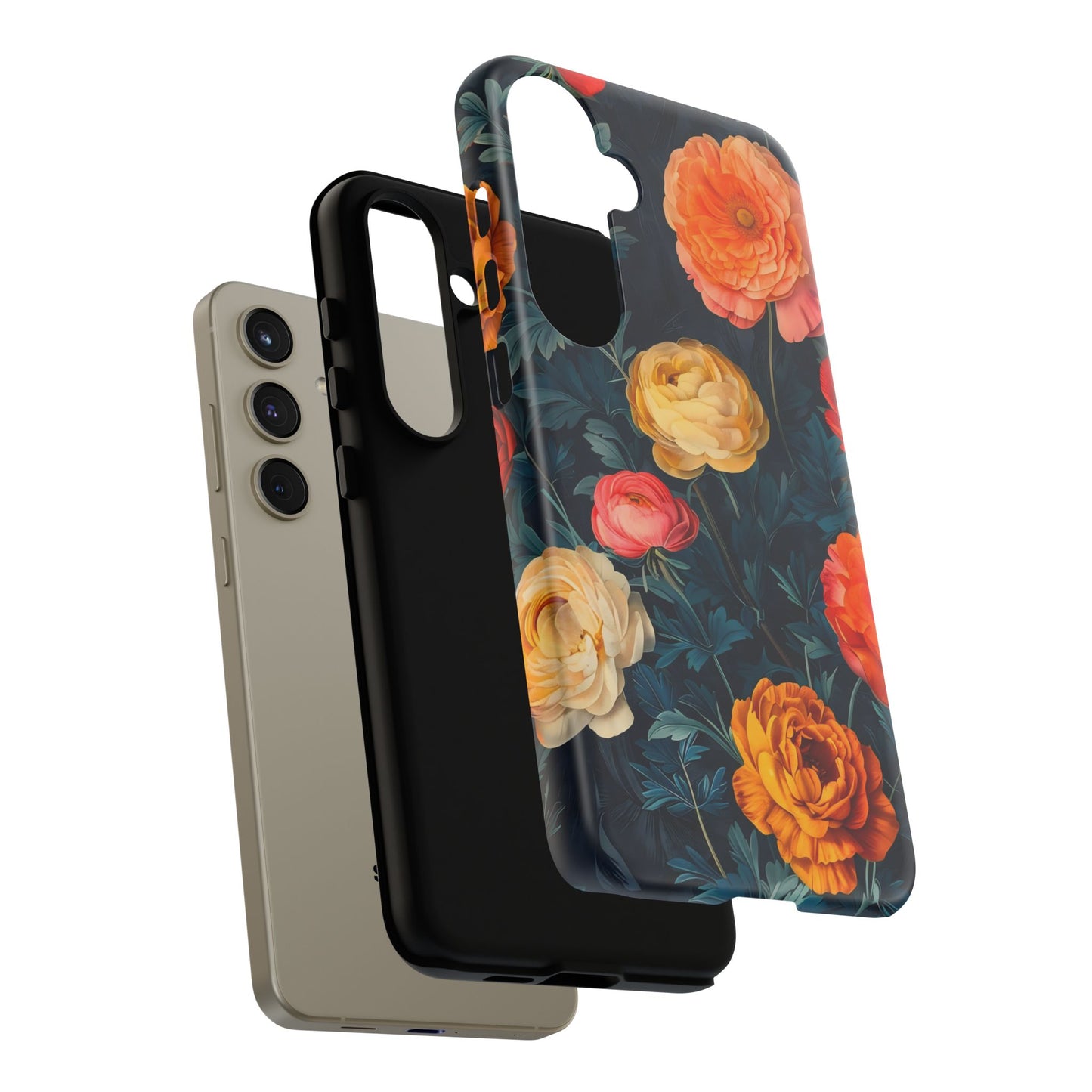 Floral Phone Case, Tough Cases for Phone Protection, Gift for Flower Lovers, Floral Designs, Spring Decor