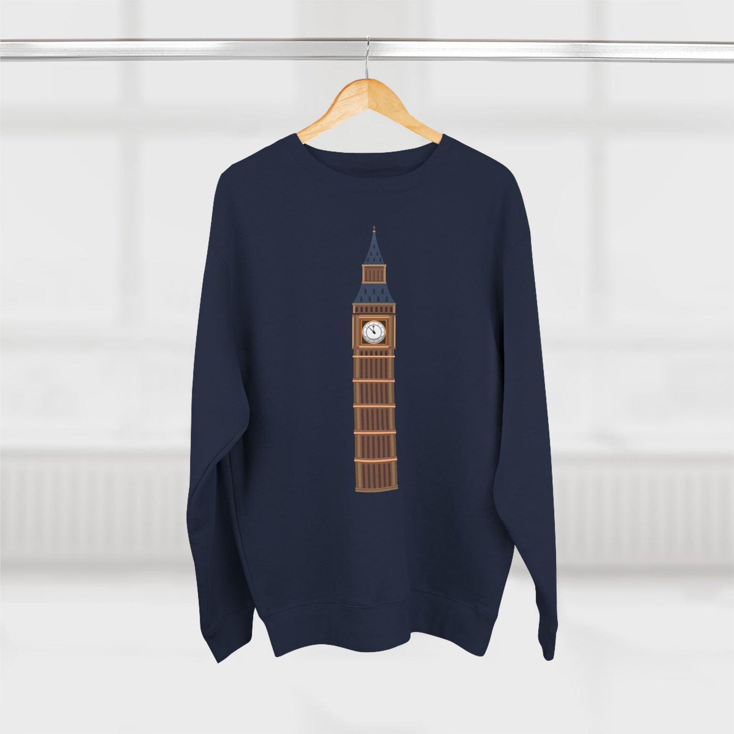 Unisex Crewneck Sweatshirt - Iconic Big Ben Clock Tower