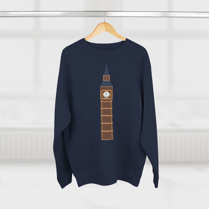 Unisex Crewneck Sweatshirt - Iconic Big Ben Clock Tower