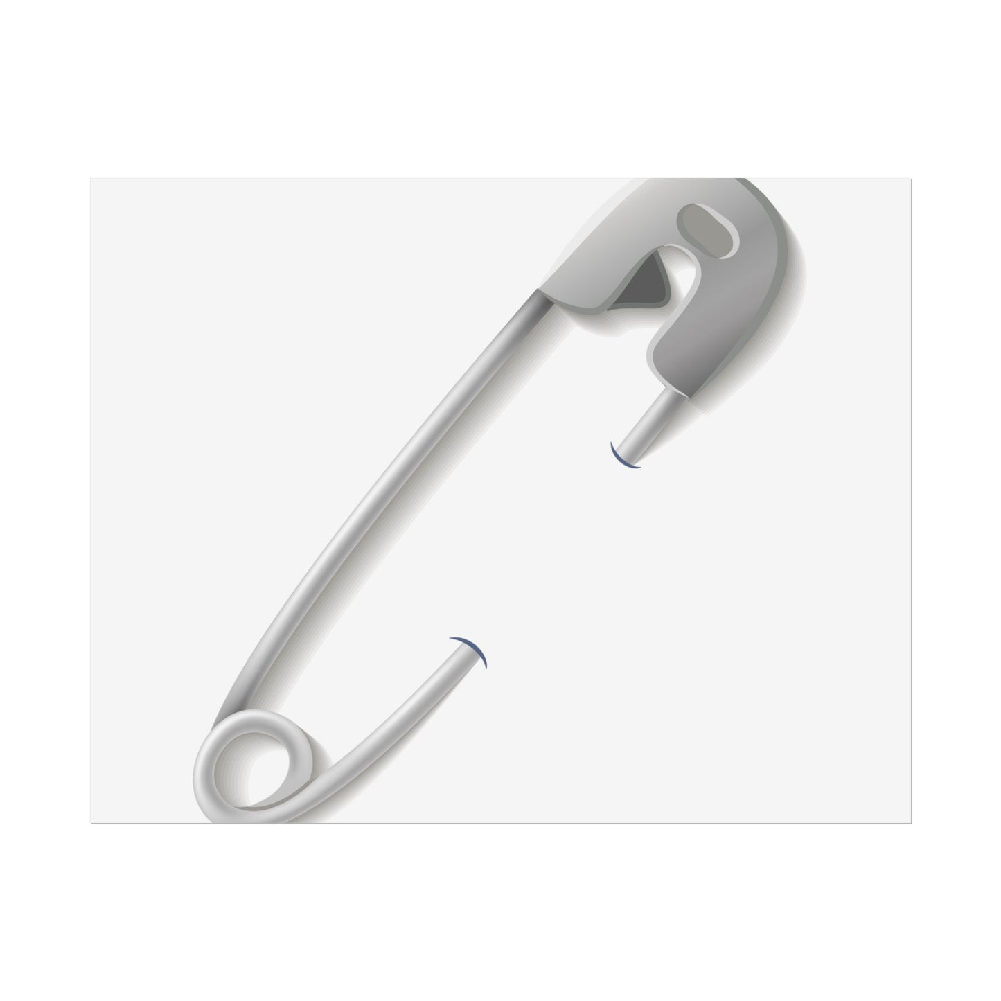 Minimalist Safety Pin Wall Art, Modern Decor, Unique Gift, Home Aesthetic, Art Print, Rolled Poster, Contemporary Interior Design