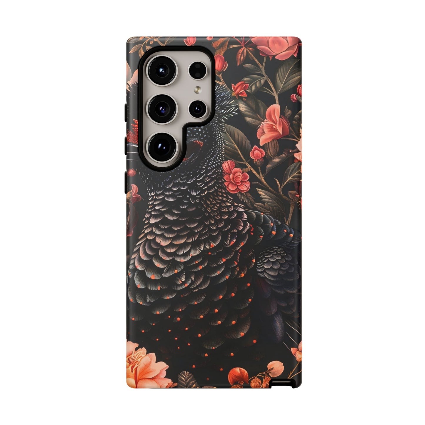 Tough Cases: Floral Design Phone Case, Stylish Protection for Your Phone, Unique Gift for Bird Lovers, Vibrant Floral Art, [...]