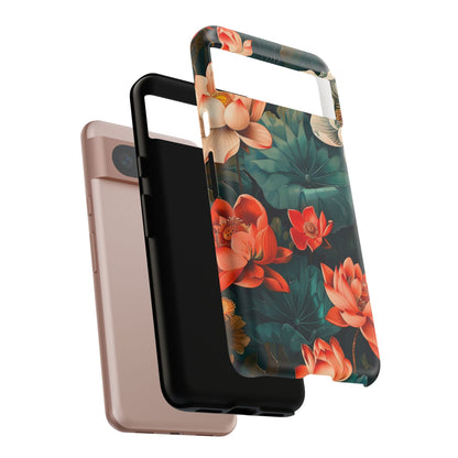 Flower Phone Case, Floral Phone Cover, Tough Case for Floral Lovers, Gift for Her, Stylish Tech Accessories