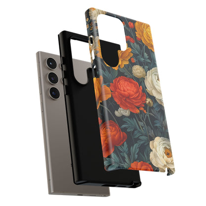 Floral Tough Case for Phones | Durable Floral Phone Cover, Boho Chic, Unique Gift for Her, Phone Protection, Flower Design