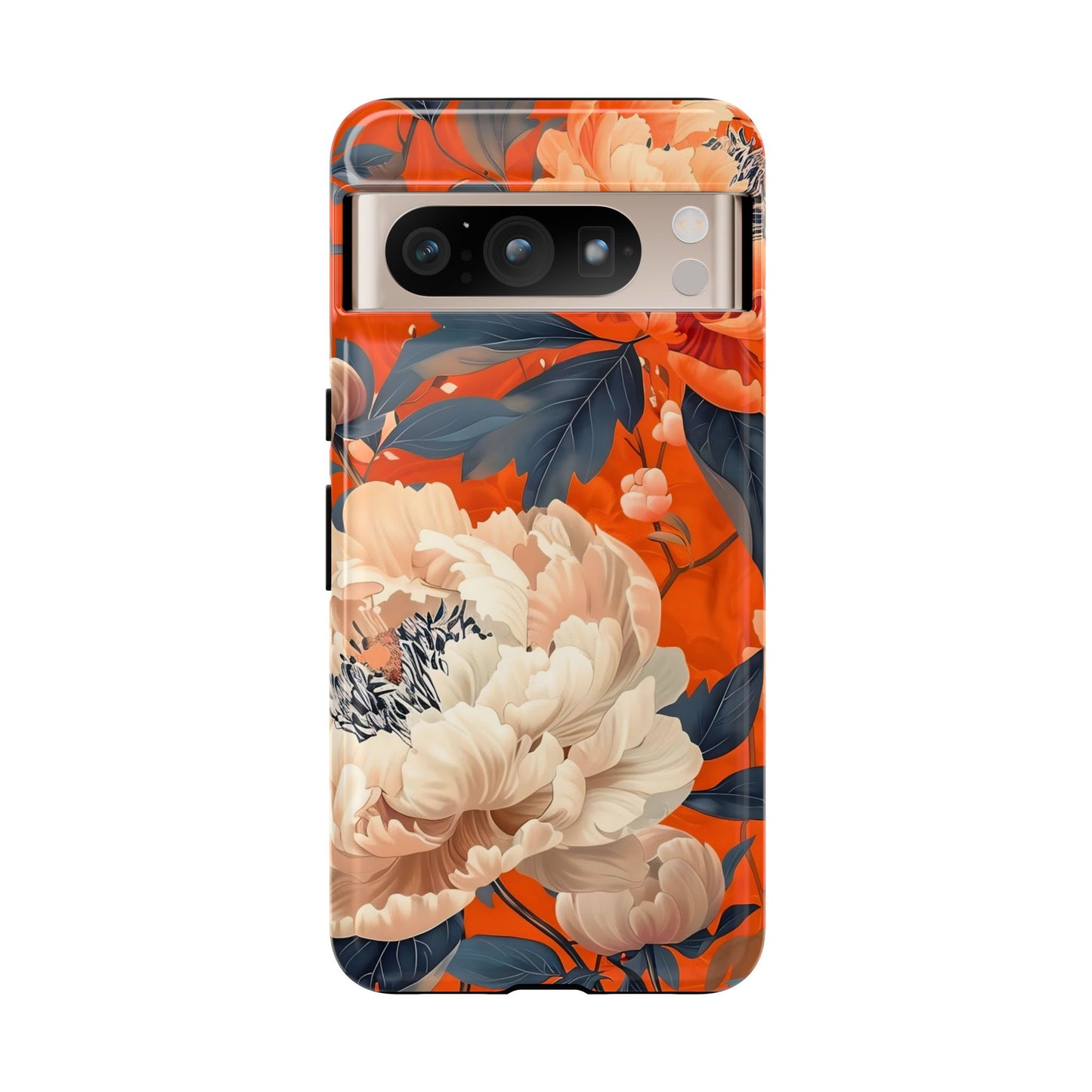 Floral Tough Case, Durable Floral Phone Case, Stylish Protection Case, Gift for Her, Spring Accessories, Mother’s Day Gift