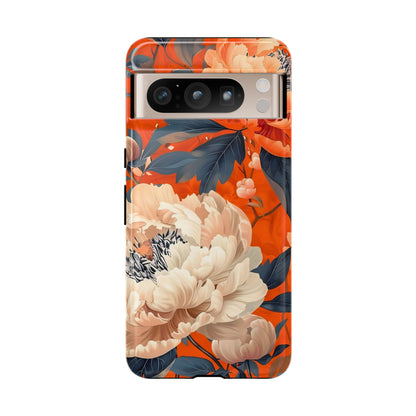 Floral Tough Case, Durable Floral Phone Case, Stylish Protection Case, Gift for Her, Spring Accessories, Mother’s Day Gift