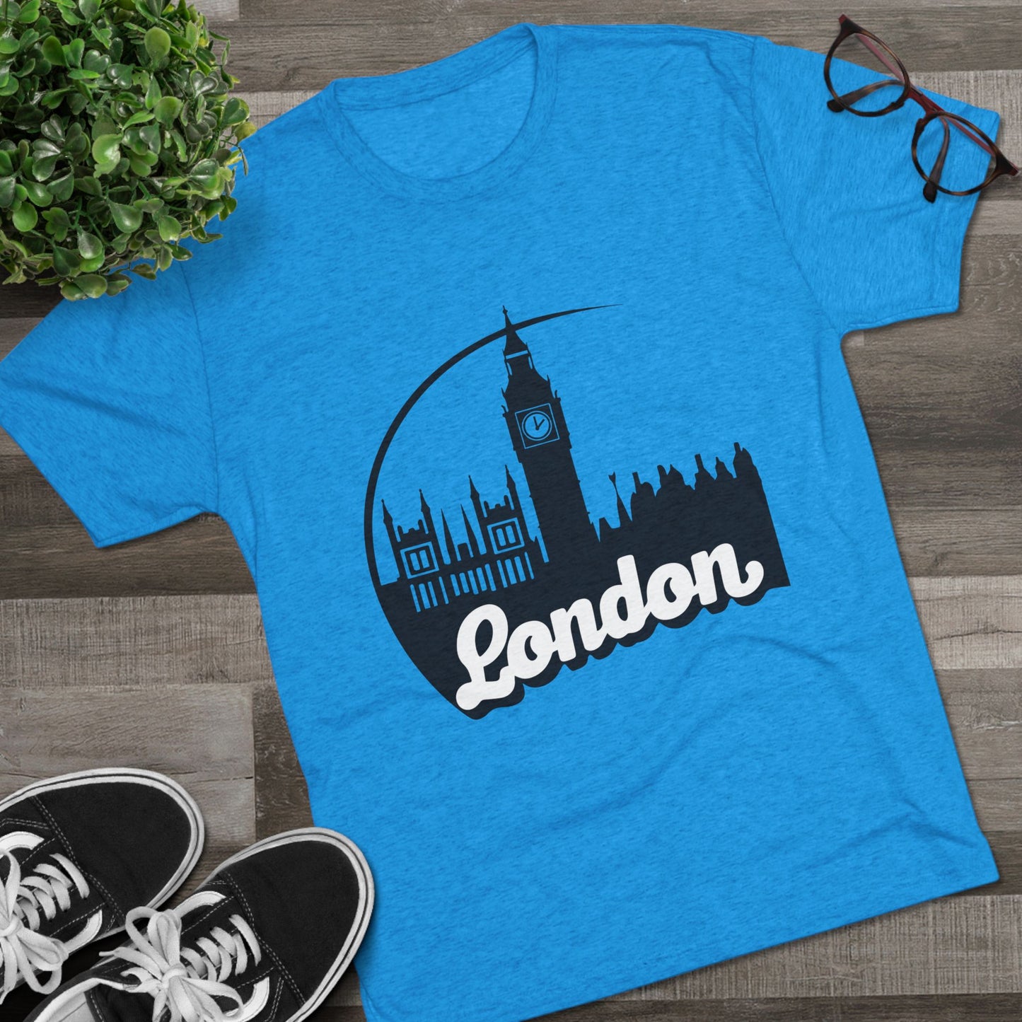 London High-Grade Unisex Tri-Blend Crew Tee