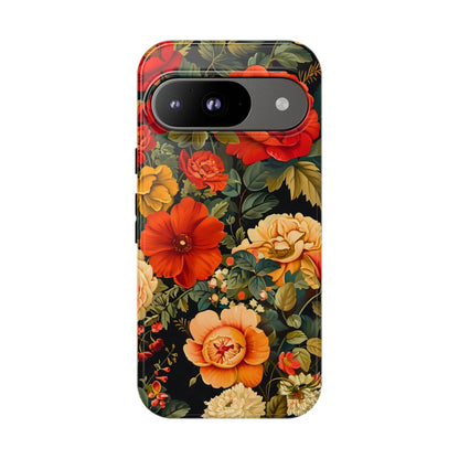 Floral Phone Case, Tough Cases, Decorative Tech Accessories, Gift for Her, Nature Lover Gift, Boho Style Case, Spring Floral Cover