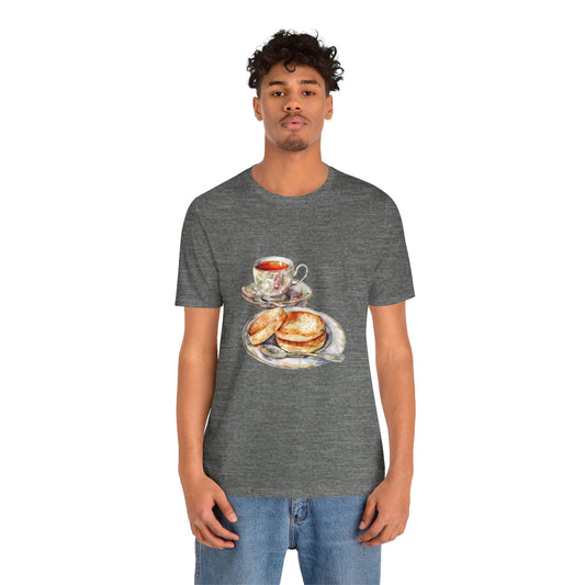 Unisex Jersey Short Sleeve Tee - Opulent Morning Feast Breathable