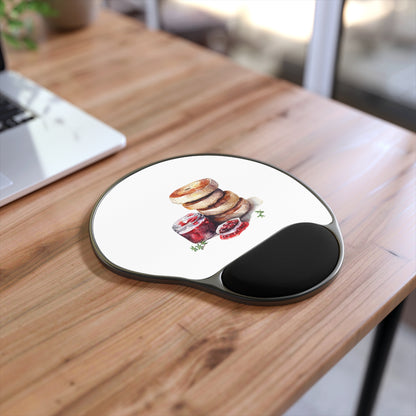 Food Lover Mouse Pad With Wrist Rest