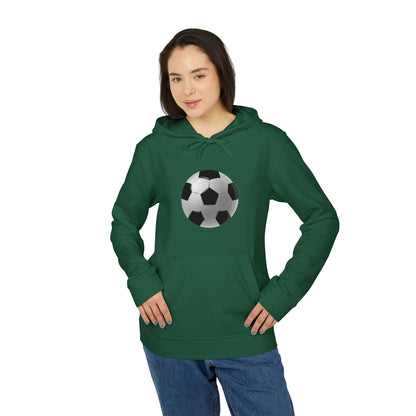Adidas Unisex Fleece Hoodie  - Soccer Graphic Hoodie - Unisex Fleece for Sports Lovers - Dynamic Football Design - Sports Passion and Energy