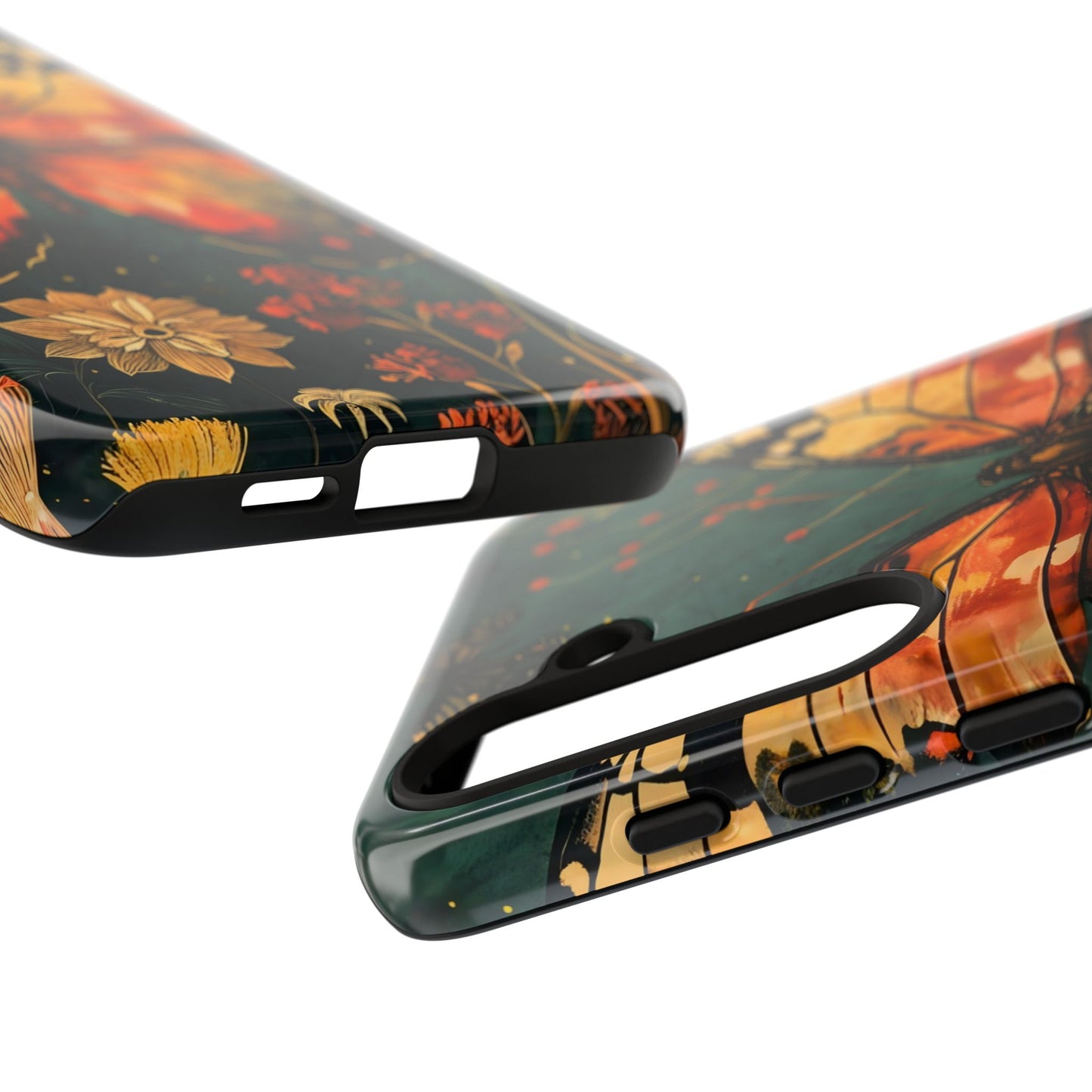 Butterfly Phone Case – Tough Cases for Nature Lovers, Floral Design, Butterfly Art, Unique Gift, Eco-Friendly Protection