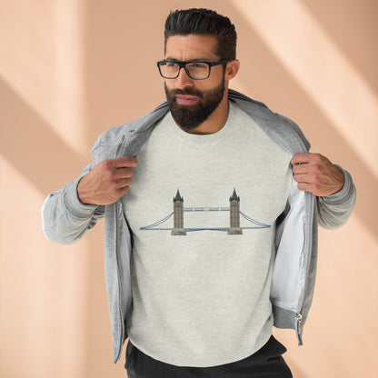 Unisex Crewneck Sweatshirt - Tower Bridge - Iconic London Landmark