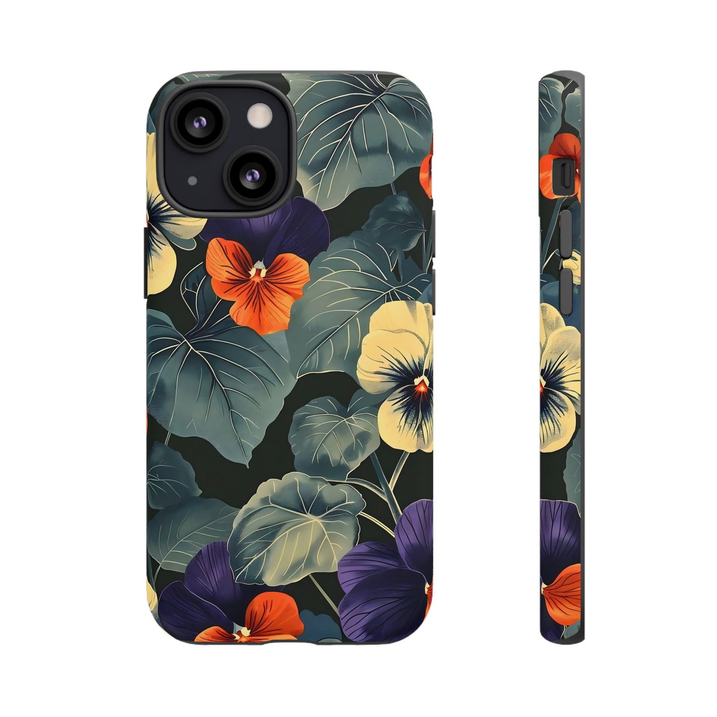 Tough Cases Floral iPhone Case, Tough Phone Cover, Stylish Floral Design, Gift for Her, Summer Vibe, Durable Protective Case