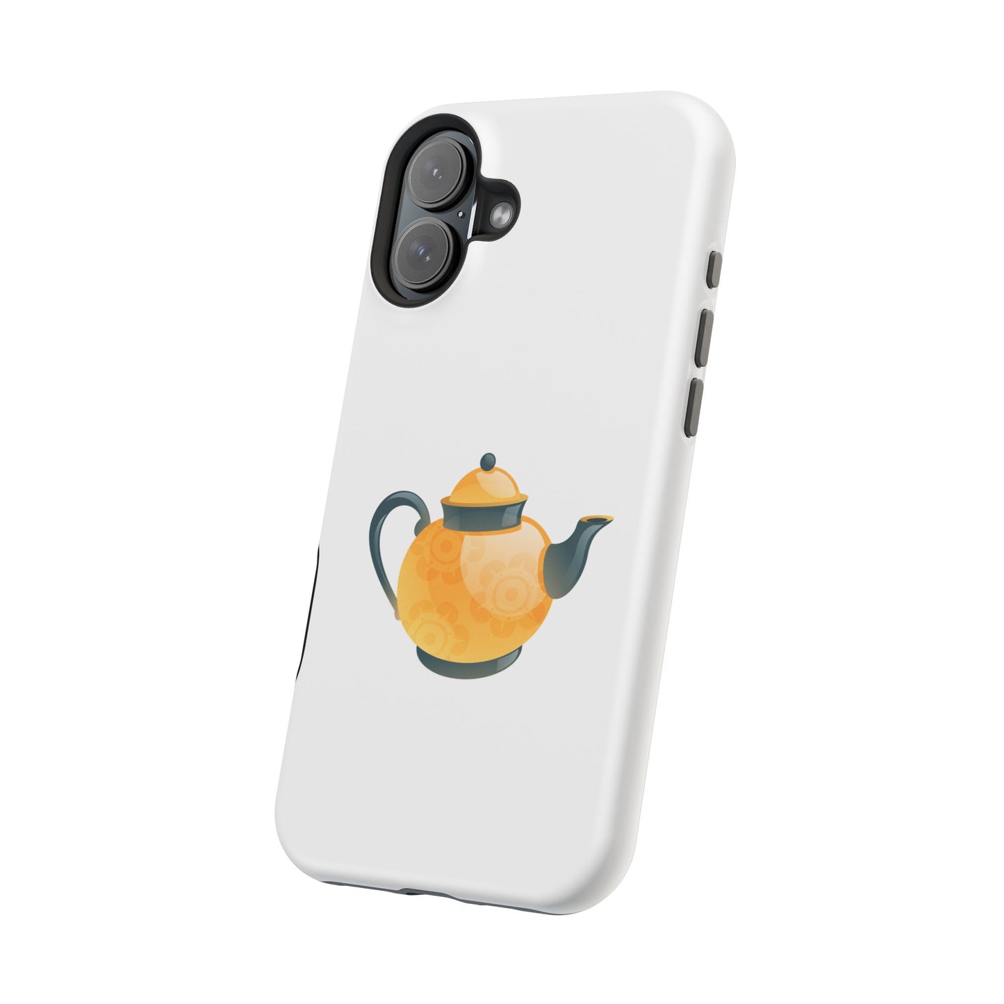 Teapot Magnetic Phone Case, Cute Teapot Phone Cover, Kettle Design Case, Unique Gift for Tea Lovers, Durable Tough Protection
