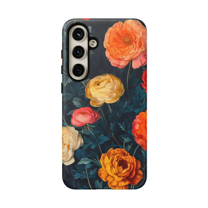 Floral Phone Case - Tough Cases, Stylish Protection, Gift for Flower Lovers, Customizable Cover, Floral Design Mobile Accessory