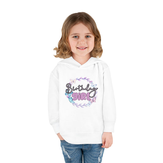 Birthday Girl Toddler Pullover Fleece Hoodie