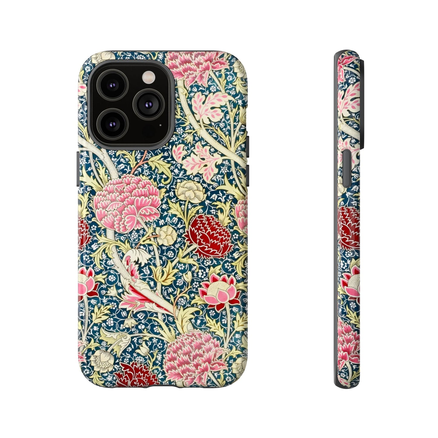 Floral Phone Case, Tough Cases, Durable Phone Cover, Stylish Phone Protector, Gift Idea for Nature Lovers, Floral Pattern Tech Accessories