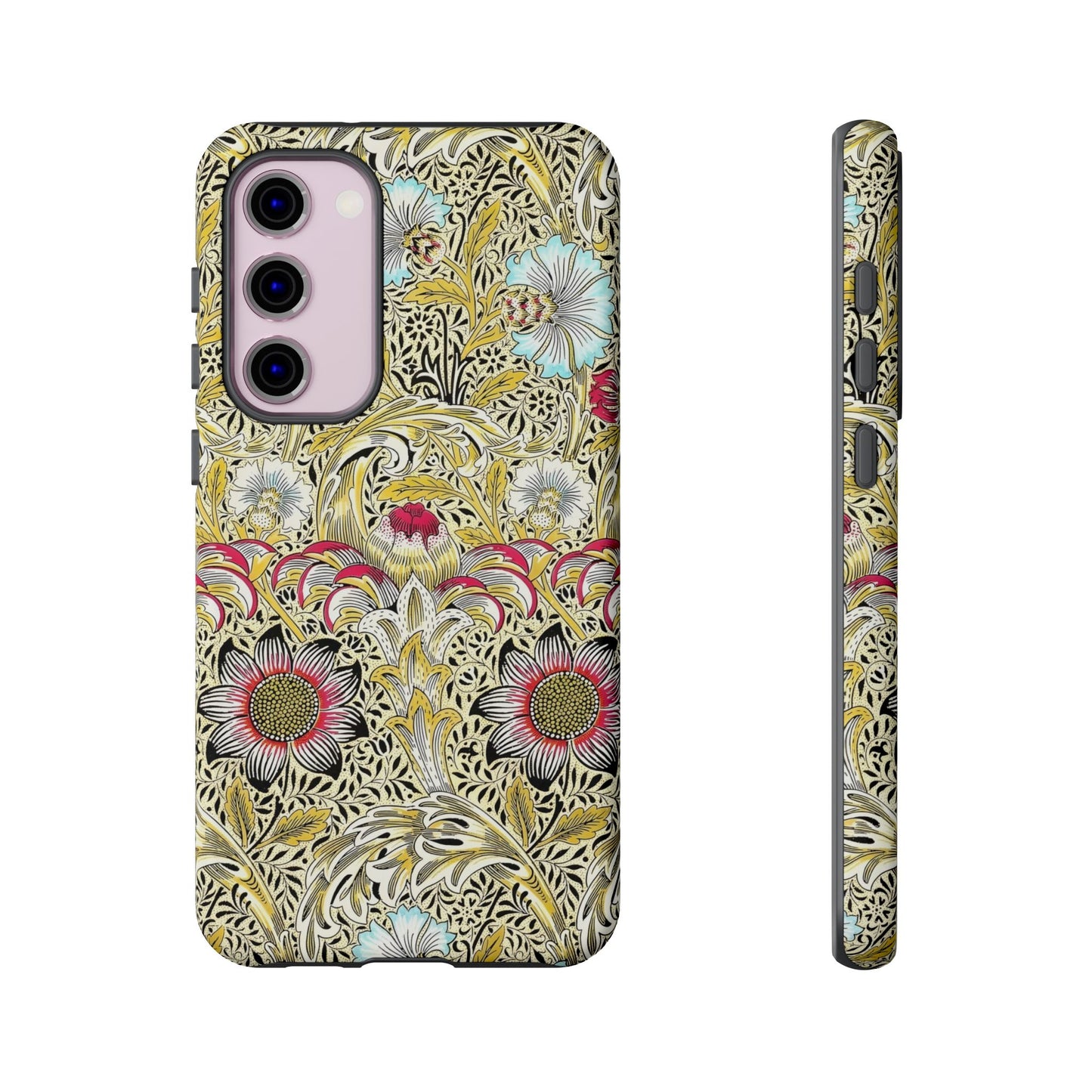 Floral Phone Case - Tough Cases, Floral Design, Stylish, Protective, Unique Gift for Her, Phone Accessories