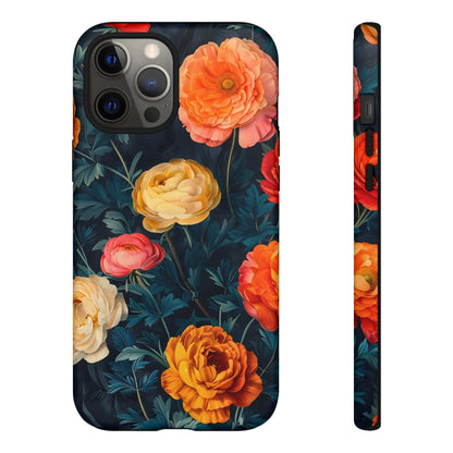 Floral Phone Case, Tough Cases for Phone Protection, Gift for Flower Lovers, Floral Designs, Spring Decor