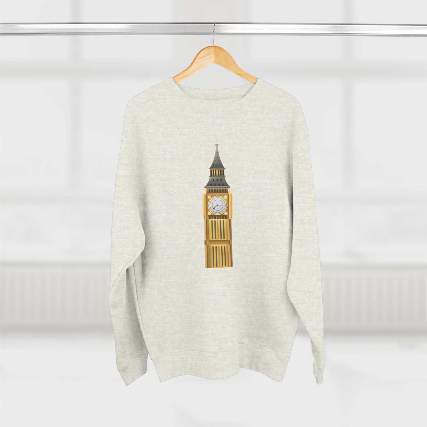 Unisex Crewneck Sweatshirt - Iconic Big Ben Clock Tower